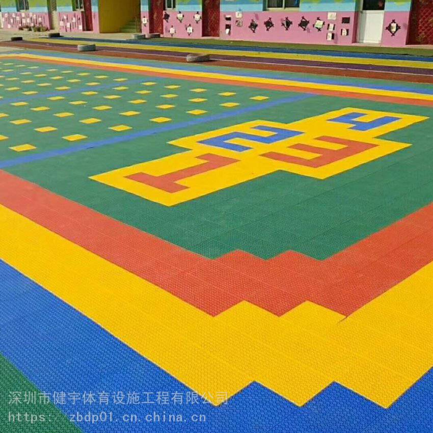 幼儿园悬浮地板_品牌施工_深圳市健宇体育15年以上一线施工项目经验